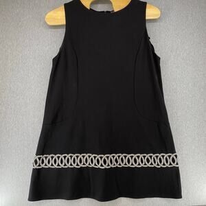 The Limited Embroidered‎ Sheath Dress Black Women 24W Sleeveless